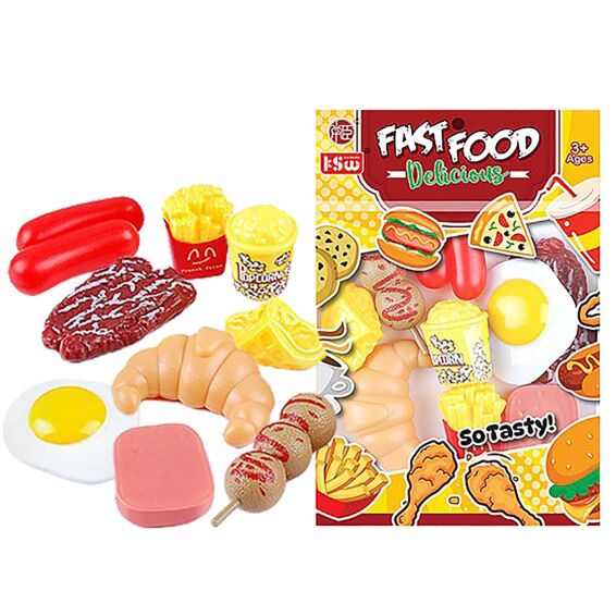 Zitaget Photo of Fast Food 8 τεμ 20x14cm ToyMarkt 971367