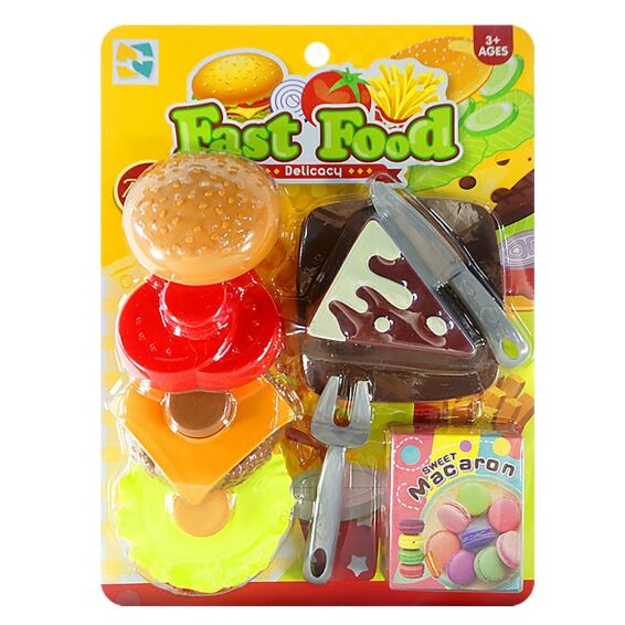 Zitaget Photo of Fast Food Χάμπουργκερ σετ Φτιάξτο Μονο σου 27x21cm ToyMarkt 971377