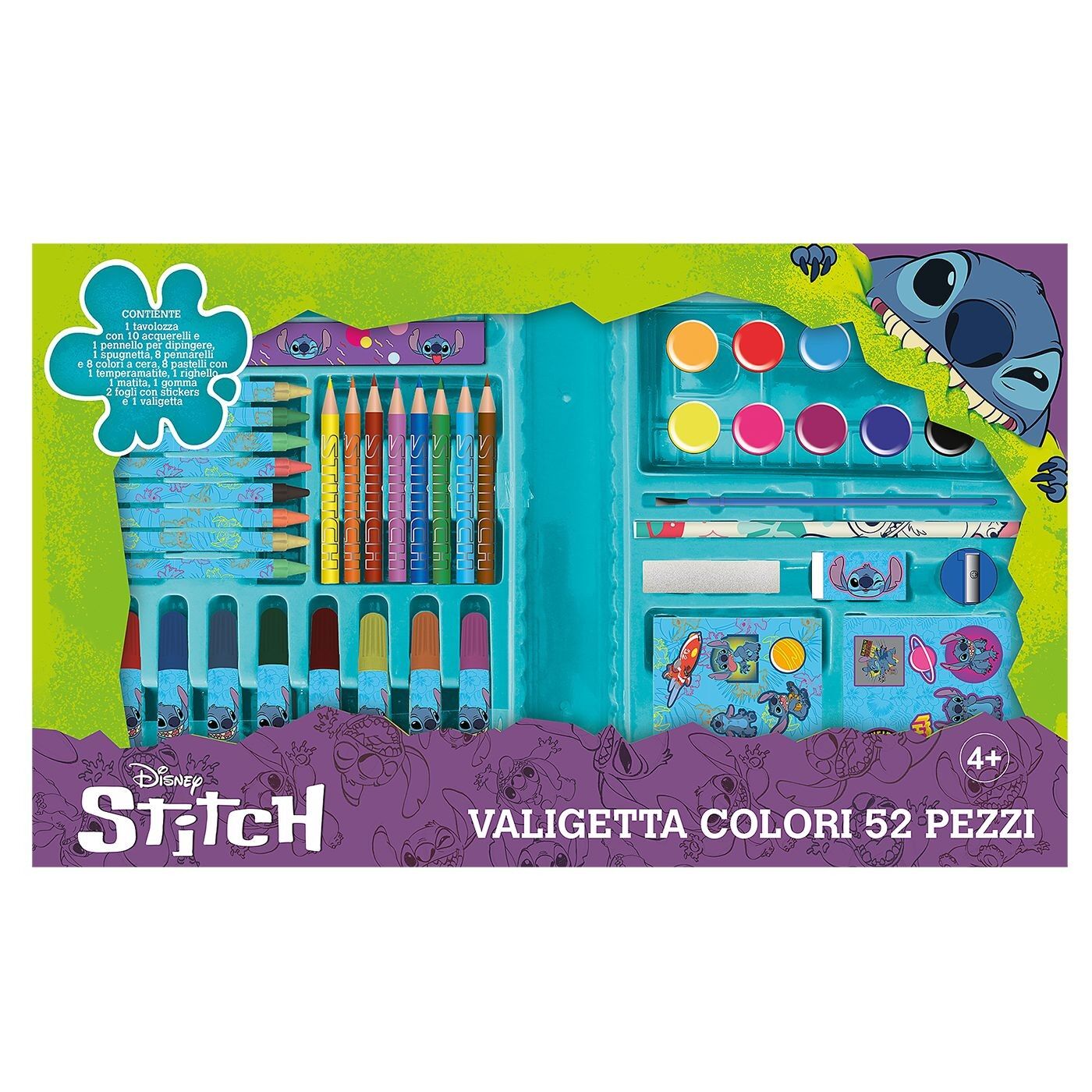 50-3602 Zitaget Photo of Σετ Ζωγραφικής 52τεμ Stitch 45x26x3cm Stitch