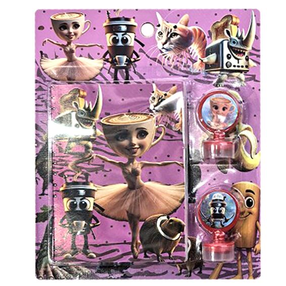 Σφραγίδες Αστεία Ζωάκια 15x13cm JustNote 703660