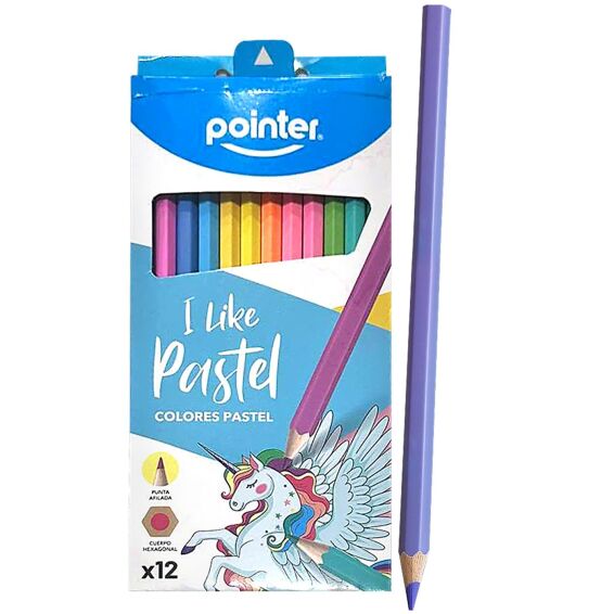 Zitaget Photo of Ξυλομπογιές σετ=12 Χρωματα Pastel 20x9cm JustNote 80908