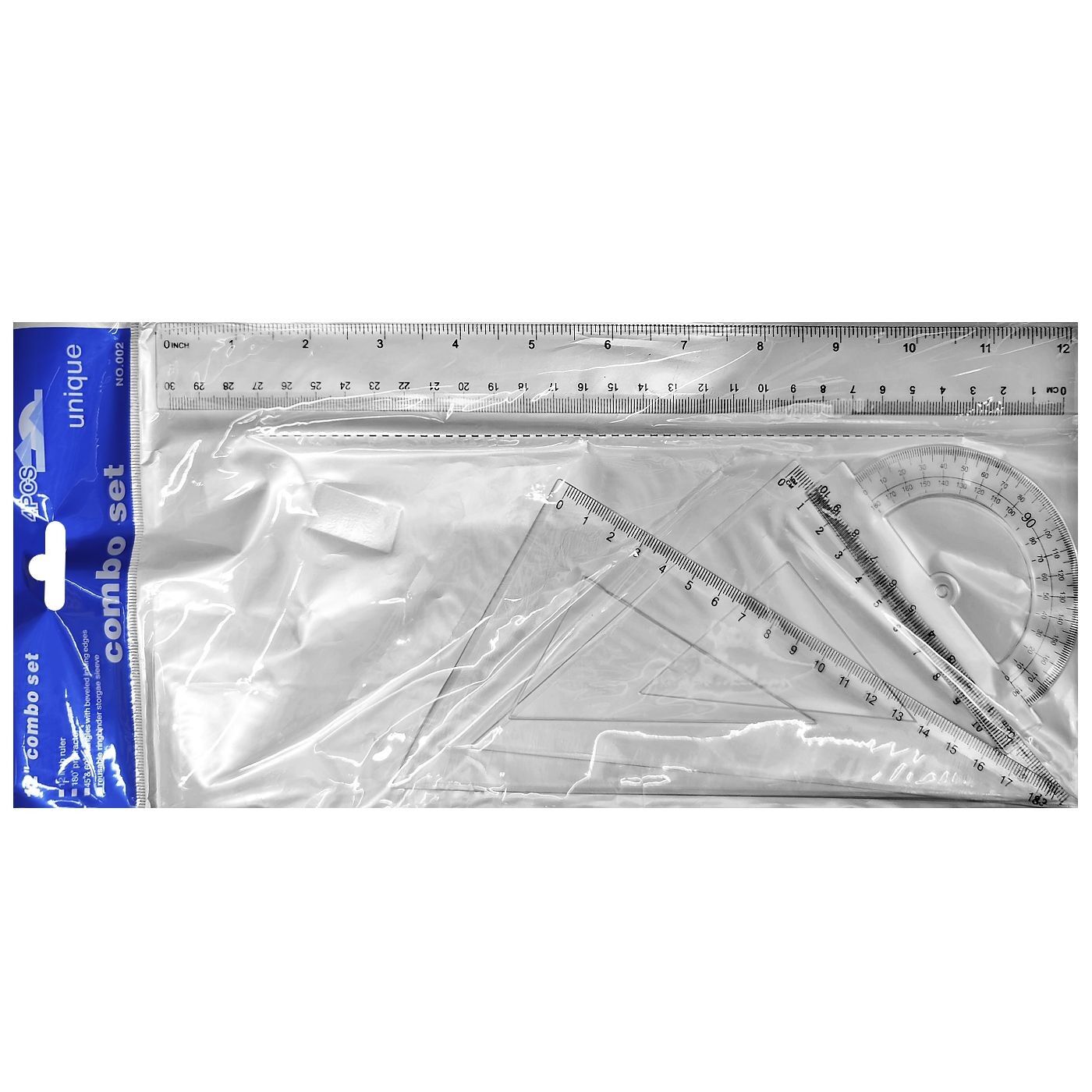 61-27 Zitaget Photo of Γεωμετρικά Σχήματα σετ=4τεμ 30cm JustNote 8147