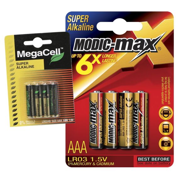Zitaget Photo of Μπαταρίες Αλκαλικές Μίνι ΑΑΑ *  MegaCell MC-LR03-4B