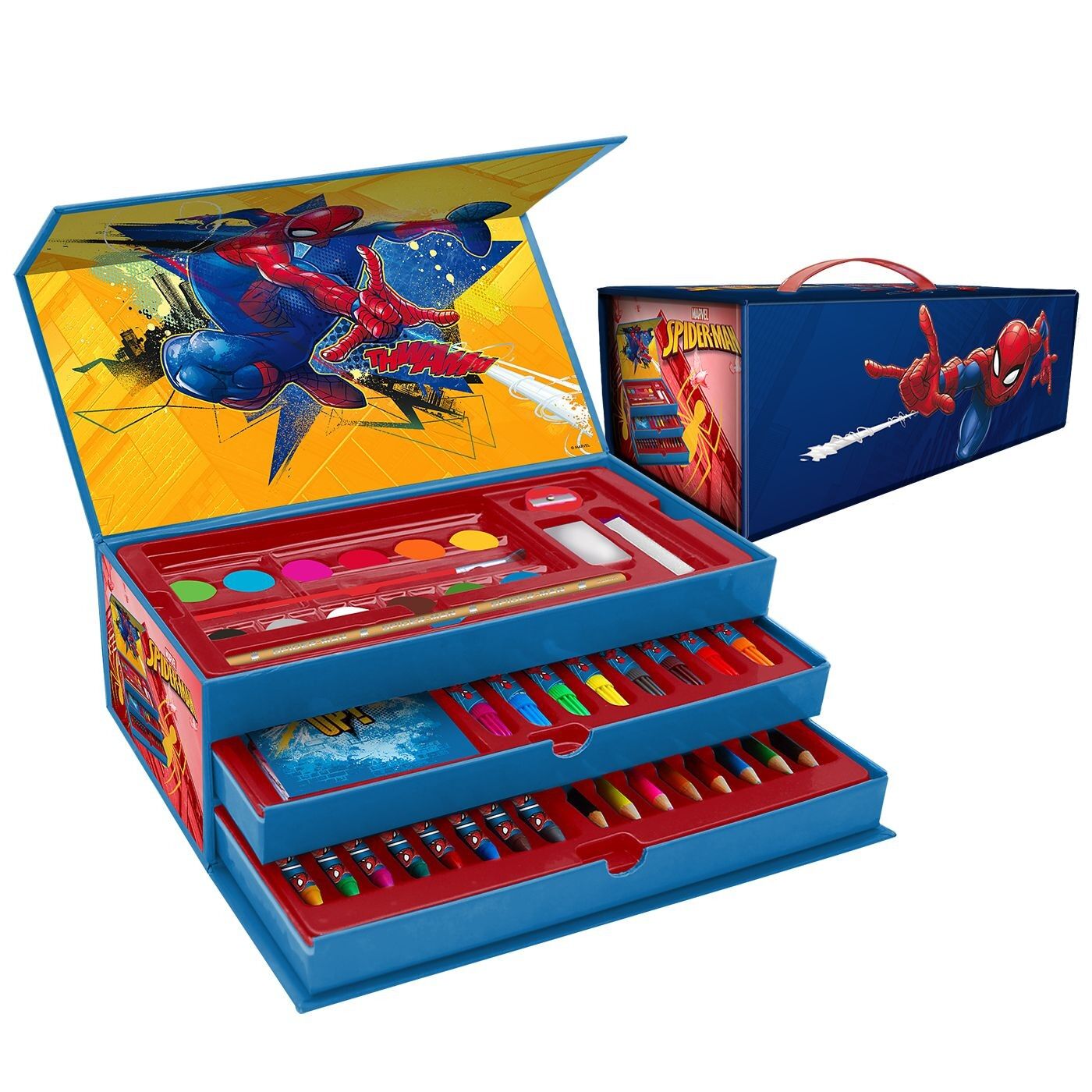 50-3607 Zitaget Photo of Σετ Ζωγραφικής Βαλιτσάκι 41τεμ. Spiderman 26x22cm Spiderman