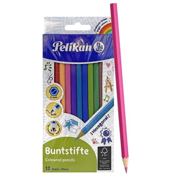 Zitaget Photo of Ξυλομπογιές Pelikan σετ=12 Χρώματα  Pelikan 724005
