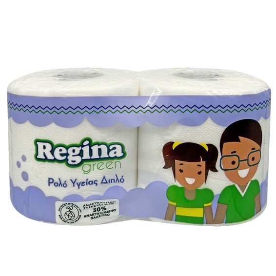 Zitaget Photo of Χαρτί Υγείας 2 Φύλλων πακ=2 Ρολά 63gr Regina