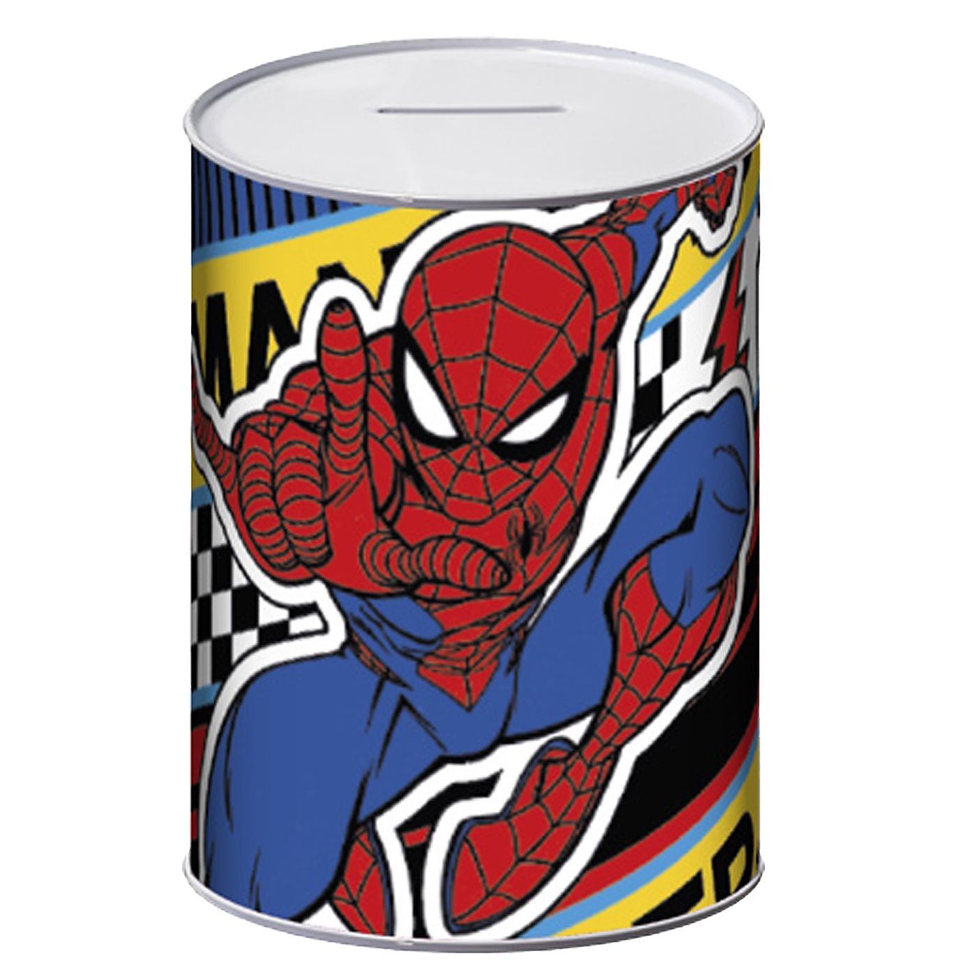 50-2362 Zitaget Photo of Κουμπαράς Μεταλλικός Spiderman 11x8cm Spiderman 8435333896204
