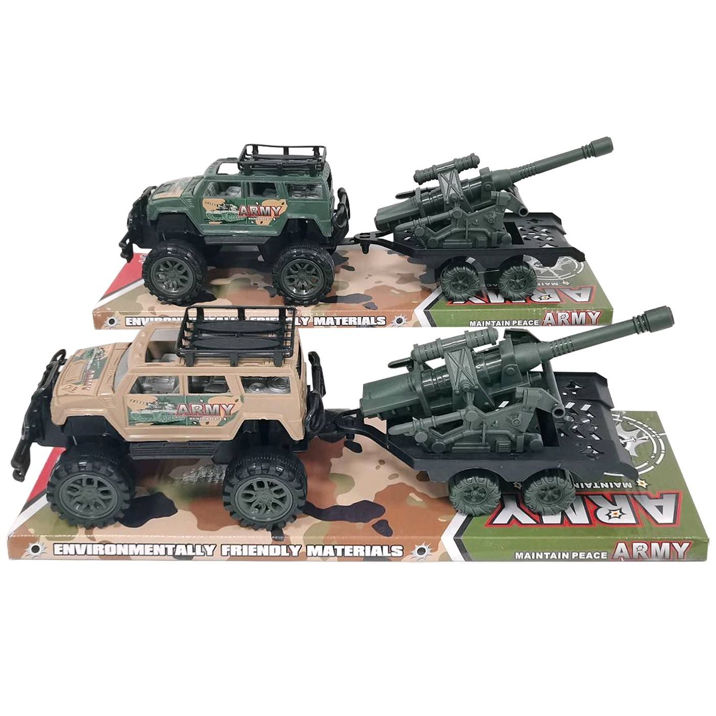 70-2376 Zitaget Photo of Τζιπ με Στρατιωτικό Όχημα Friction & Free Wheel 39x12