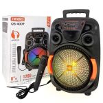 Zitaget Photo of Ηχείο Στερεοφωνικό Bluetooth RGB Καραόκε 37x25x20cm Homie 108518