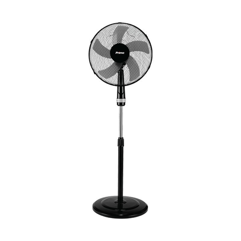 16-40cm-prsf-80448-primo-5-50w_0002817 Zitaget Photo of Ανεμιστήρας Ορθοστάτης 16'' 40CM PRSF-80448 Primo Μαύρος-Γκρι 5Φτερά 50W