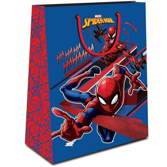 Zitaget Photo of Τσάντα Δώρου Χάρτινη Spidermanί (45cm) 45x33x12cm Spiderman
