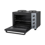 Ηλεκτρικό φουρνάκι με 2 εστίες PREO-40589 PRIMO 35L 3000W Γυάλινη πρόσοψη Μαύρο/Ασημί - Image 3