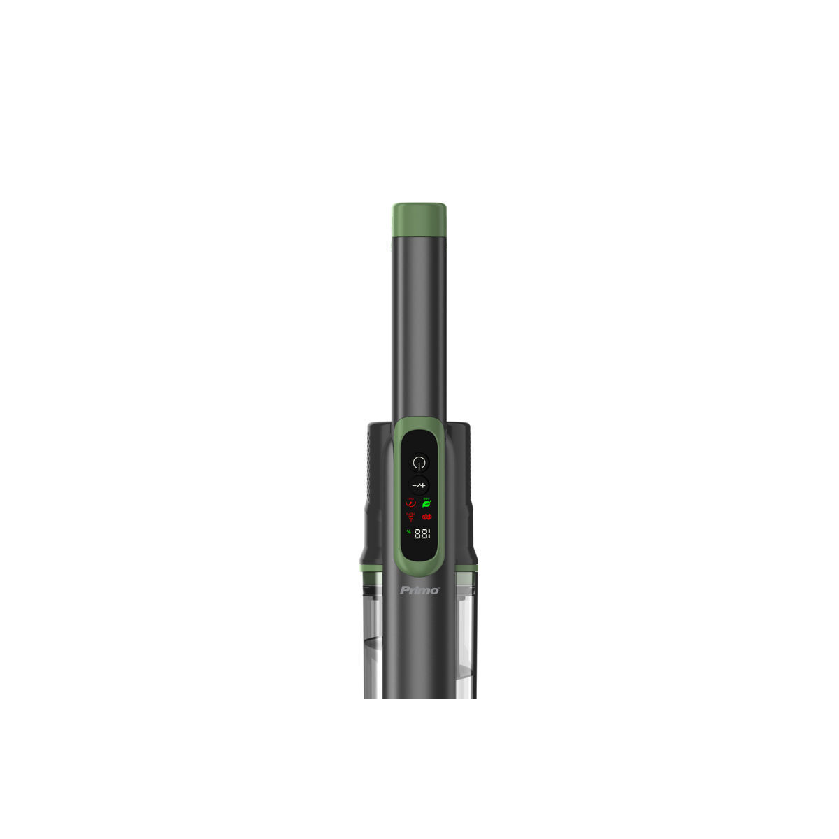 Σκούπα 2σε1 PRVC-40572 Primo Apollo Slim Επαναφορτιζόμενη BLDC 14.8V - 200W Ανθρακί-Πράσινη - Image 3