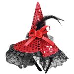 Στέκα Καπέλο Μάγισσας με Πούλιες 26x20cm Carnavalista 232473 - Image 3