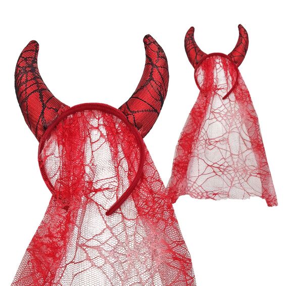 Zitaget Photo of Στέκα Devil με Κέρατα & Πέπλο  Carnavalista 232556