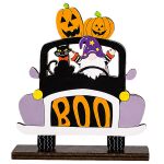 Επιτραπέζιο Ξύλινο Διακοσμητικό Halloween 11x9cm Carnavalista 232837 - 12 τεμ. - Image 2