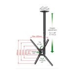 Zitaget Photo of Βάση Τηλεόρασης Οροφής 3500B.B Barkan 13" - 65" Τηλεσκοπική