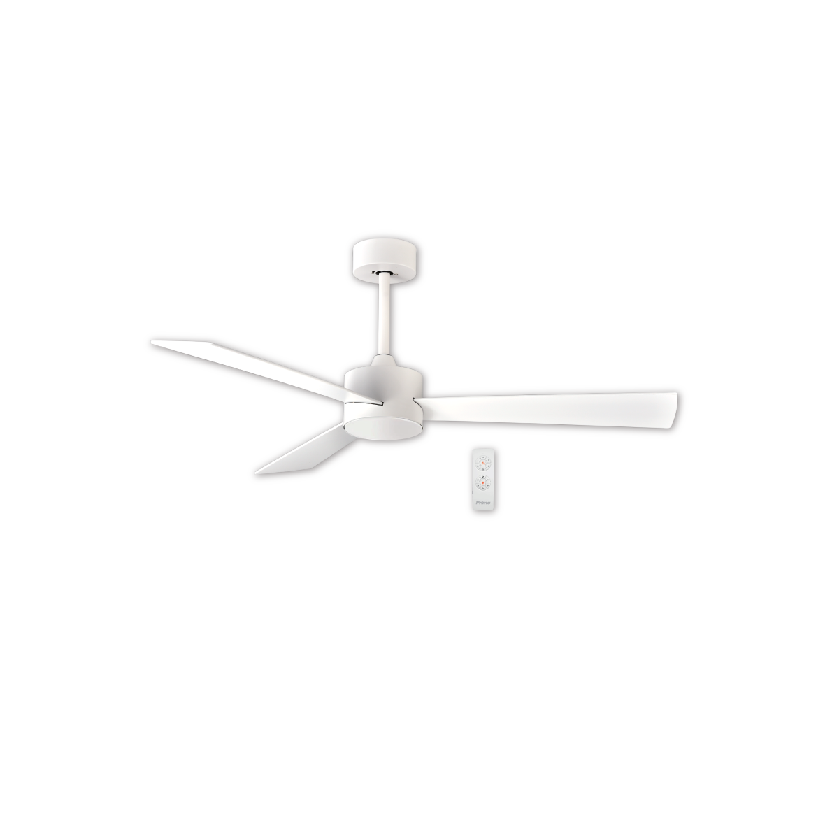 Ανεμιστήρας Οροφής 52'' 132CM PRCF-80617 Primo Λευκός 3Φτερά Με Τηλεχειριστήριο - Image 2