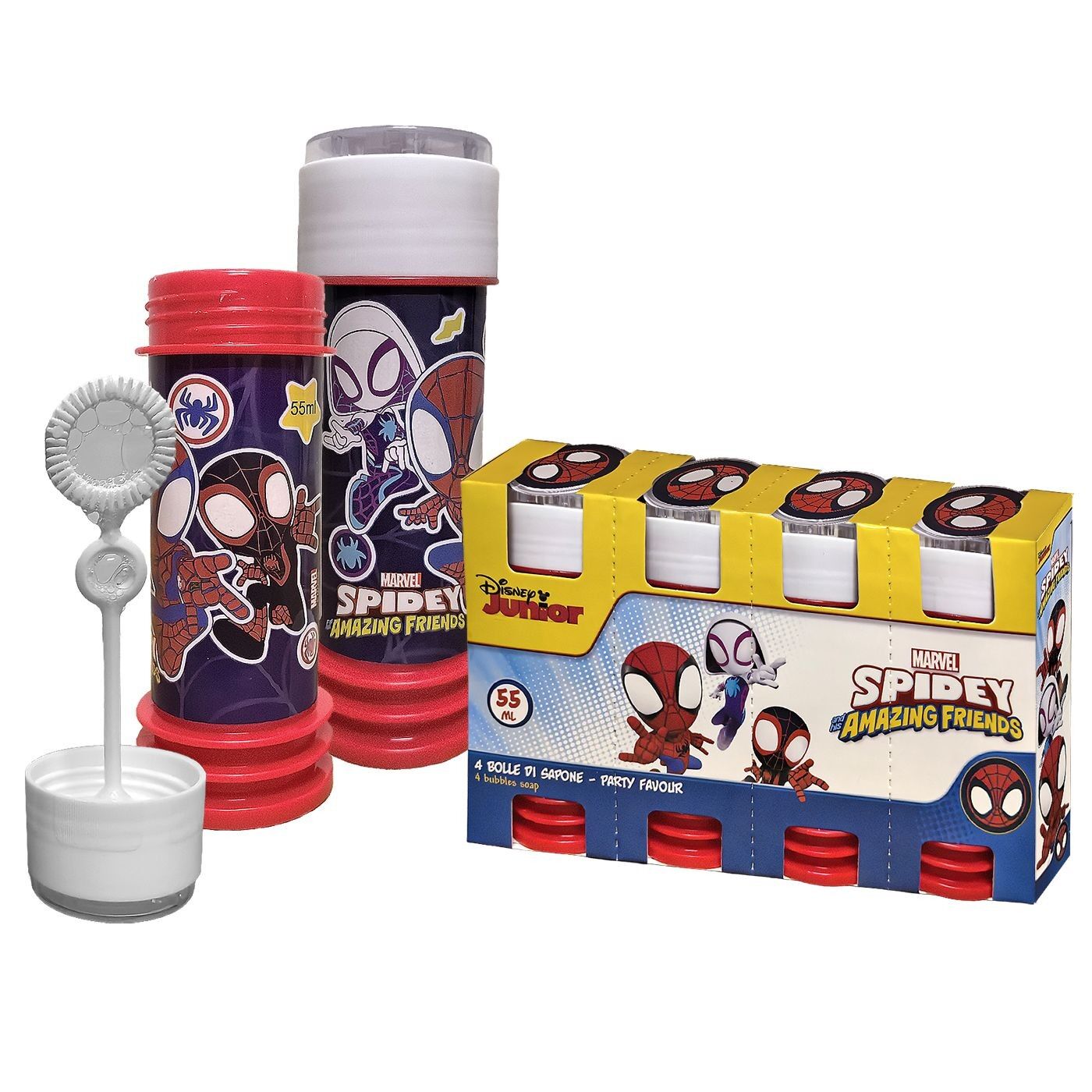 71-3646 Zitaget Photo of Σαπουνόφουσκες Spidey & Friends σετ 4 τεμ 55ml Spiderman