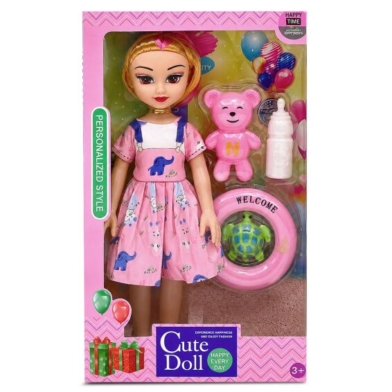 Zitaget Photo of Κούκλα Cute Doll 34x20x6cm ToyMarkt 922138