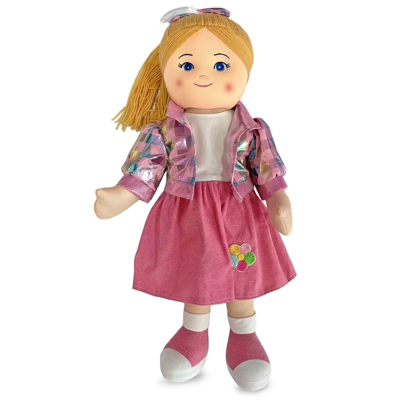 78-270 Zitaget Photo of Κούκλα Πάνινη ροζ Σακάκι 60cm ToyMarkt 98290