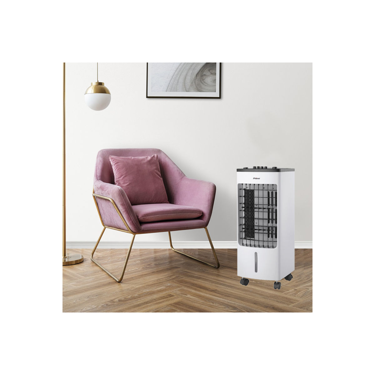Air Cooler PRAC-80622 Primo 4L 80W Λευκό-Μαύρο - Image 2