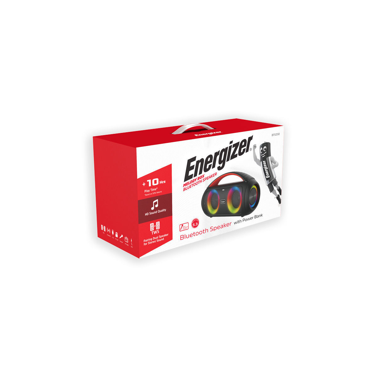 Φορητό Bluetooth Ηχείο και Power Bank BTS258 ENERGIZER - Image 3