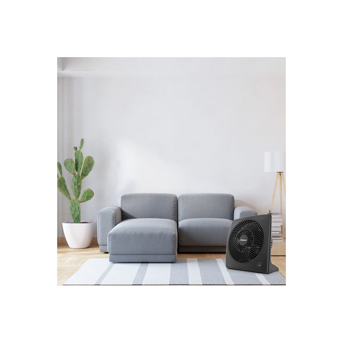 Ανεμιστήρας Box Fan 15827/15727 Primo 7'' 18εκ. Μαύρος - Image 2
