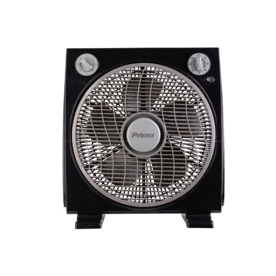 Zitaget Photo of Ανεμιστήρας Box Fan PRBF-80556 Primo 12'' 30εκ. Μαύρος-Γκρι