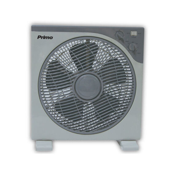 Zitaget Photo of Ανεμιστήρας Boxfan 12'' 30CM PRBF-80287 Primo Λευκός-Γκρι