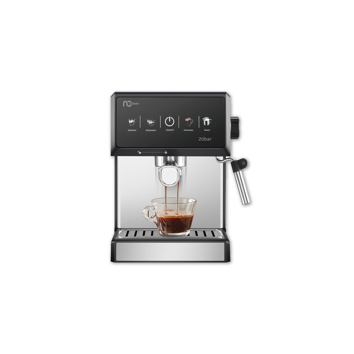 Μηχανή Καφέ Espresso NT-40541 Neotec 20Bar 3σε1 Digital Μαύρη/Inox - Image 2