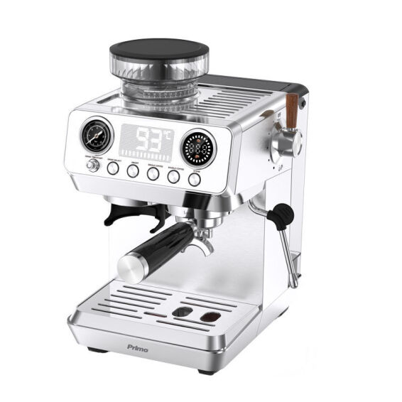 Zitaget Photo of Μηχανή Espresso με μύλο καφέ PREM-40573 Primo Hot&Cold 20bar Digital Inox