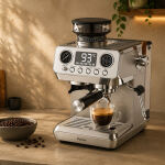 Μηχανή Espresso με μύλο καφέ PREM-40573 Primo Hot&Cold 20bar Digital Inox - Image 3