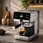 Μηχανή Espresso+Milk frother PREM-40574 Primo 2σε1 20Bar Digital Ιnox - Image 3