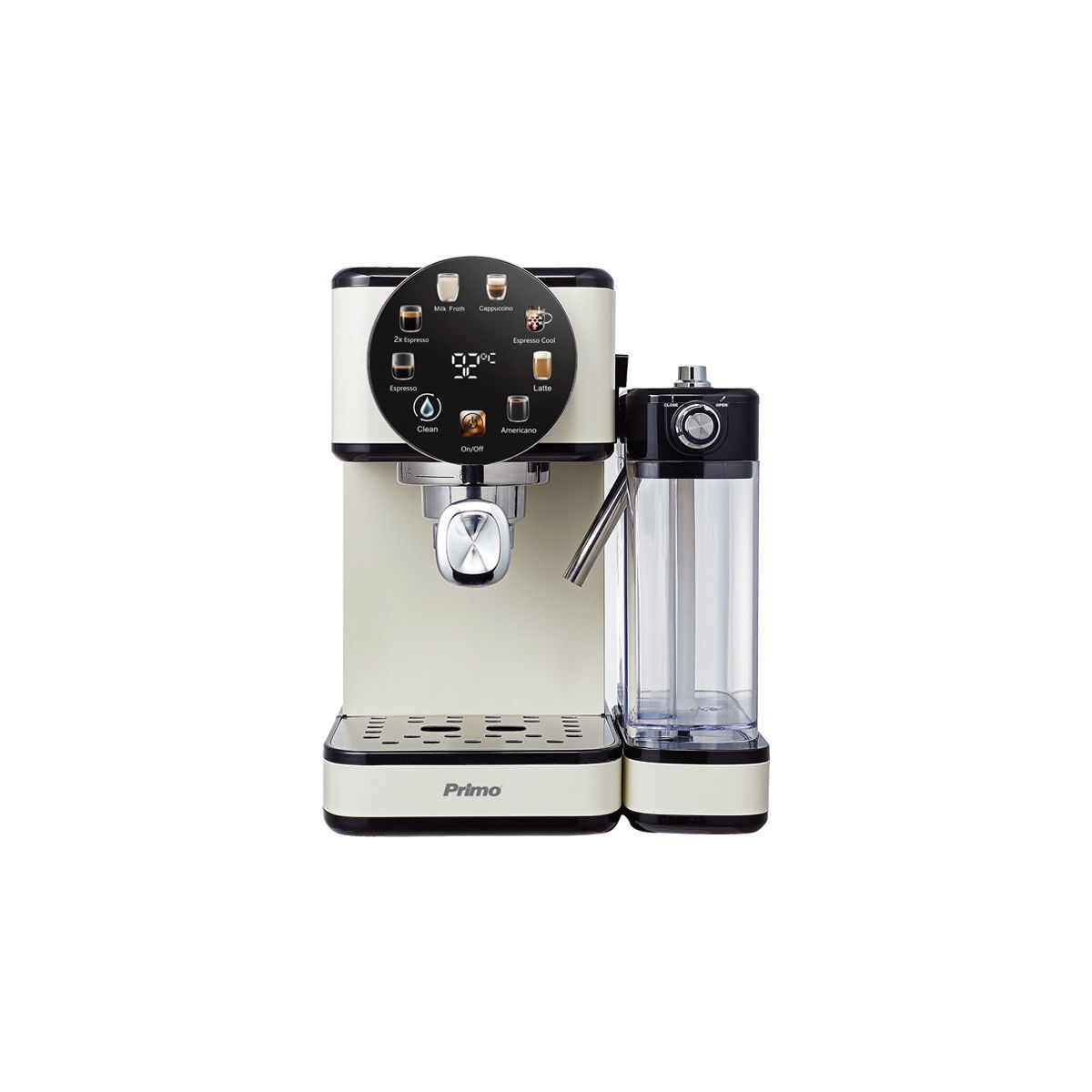Μηχανή Espresso+Milk frother PREM-40577 Primo 3σε1 Hot&Cold 20Bar Digital Ιβουάρ - Image 2