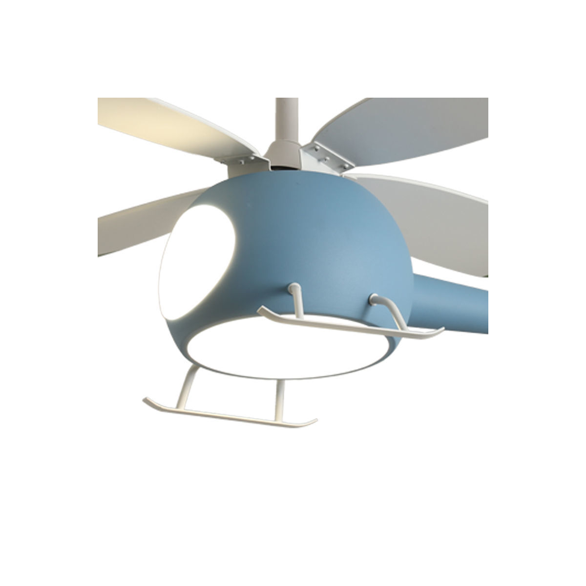 Ανεμιστήρας Οροφής Helicopter PRCF-80678 Primo Kids Series DC 98εκ. Με Τηλεχειριστήριο LED 4Φτερά Μπλέ - Image 2