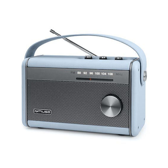 Zitaget Photo of Ραδιόφωνο M-098VB MUSE Μπαταρίας-Ρεύματος με Bluetooth Μπλε