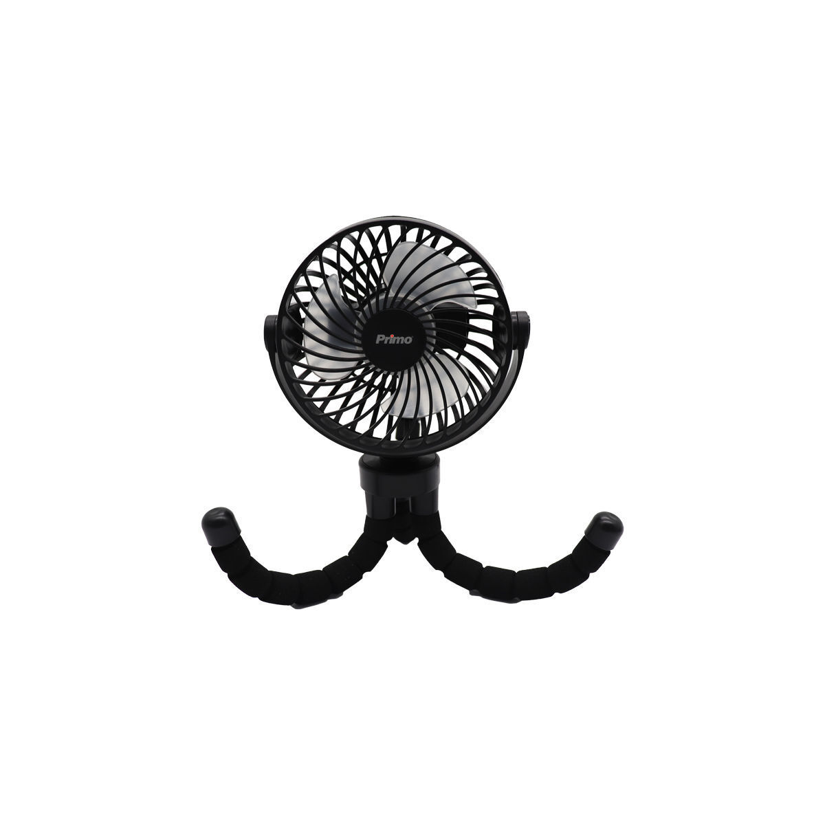 Ανεμιστήρας Mini Flexible PRMF-80691 Primo 4'' 10cm Μαύρος Επαναφορτιζόμενος - Image 2