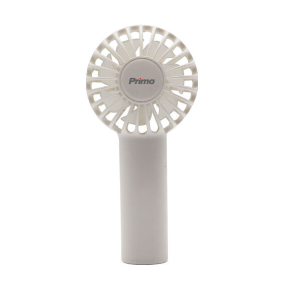 Zitaget Photo of Ανεμιστήρας Mini Χειρός PRMF-80689 Primo 2.5'' 6cm Λευκός Επαναφορτιζόμενος