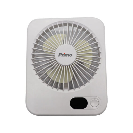 Zitaget Photo of Ανεμιστήρας Mini PRMF-80692 Primo 5'' 12.5cm Λευκός Επαναφορτιζόμενος