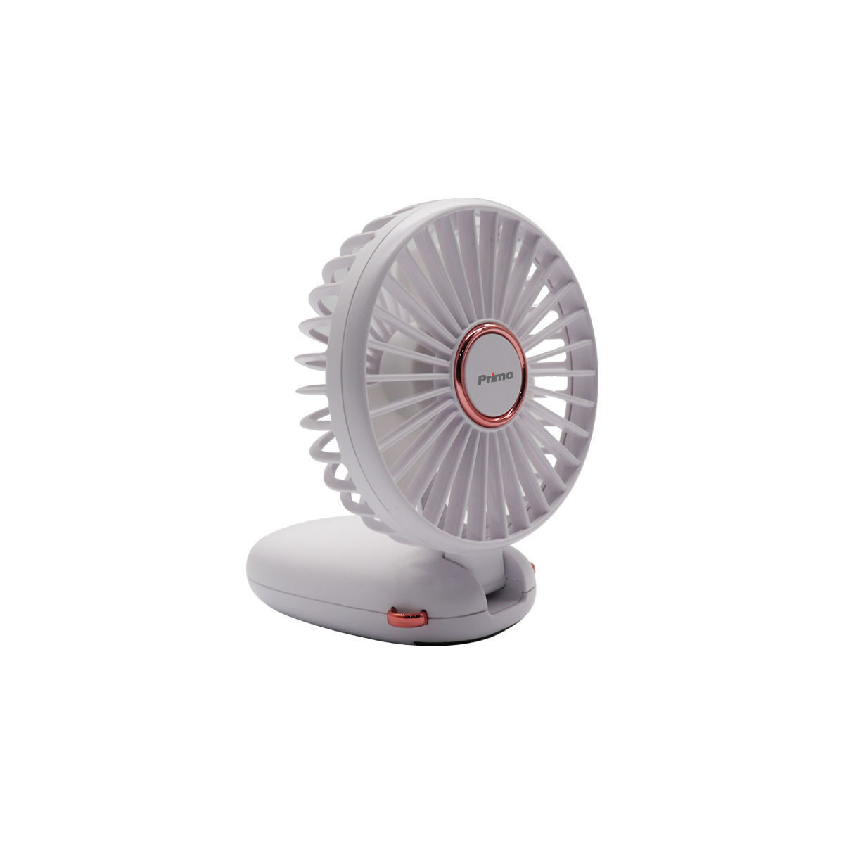 Ανεμιστήρας Mini PRMF-80695 Primo 3.5'' 9cm Λευκός Επαναφορτιζόμενος - Image 2