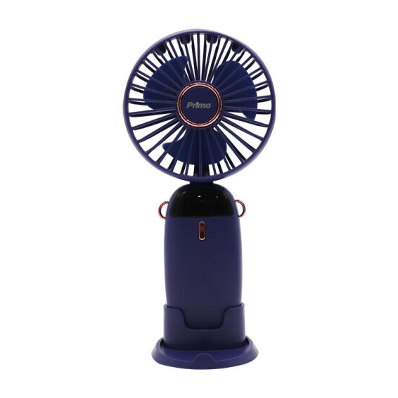 Zitaget Photo of Ανεμιστήρας Mini PRMF-80696 Primo 3.5'' 9cm Μπλέ Επαναφορτιζόμενος