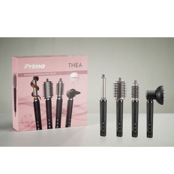 Zitaget Photo of Multi Styler Primo THEA PRHS-40535 8 σε 1 Ηλεκτρική Βούρτσα με Αέρα για Μπούκλες και Ίσιωμα 1500W