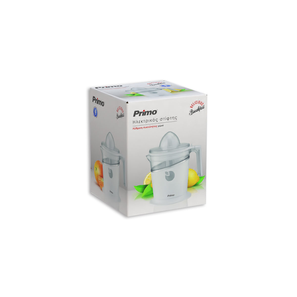 Λεμονoστίφτης PRCJ-40440 Primo 0.8L 40W Λευκός/Chrome - Image 2