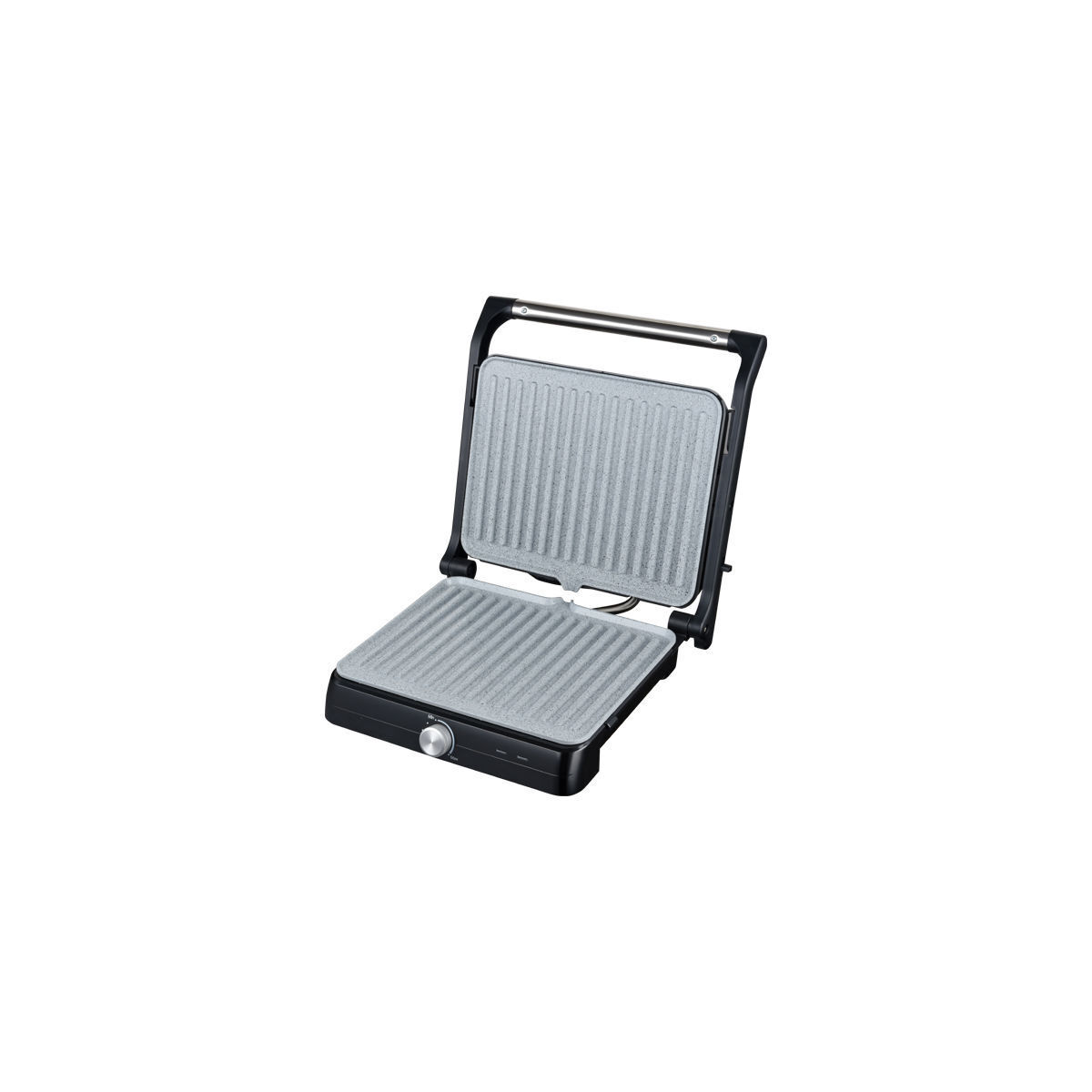 Ψηστιέρα Panini PRPG-40494 Primo Κεραμικές πλάκες "Marble" 2000W Μαύρη-Inox - Image 2