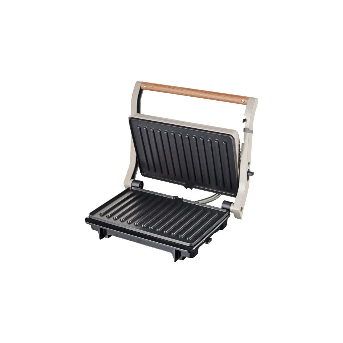 Τοστιέρα Panini PRPT-40493 Primo Αντικολλητικές πλάκες 1000W Wooden-Γκρι - Image 2