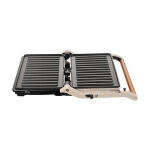 Τοστιέρα Panini PRPT-40493 Primo Αντικολλητικές πλάκες 1000W Wooden-Γκρι - Image 3