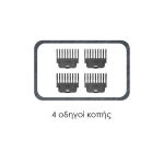 Κουρευτική μηχανή PRΗΤ-40563 PRIMO Επαναφ 60Μ Μαύρη - Image 3