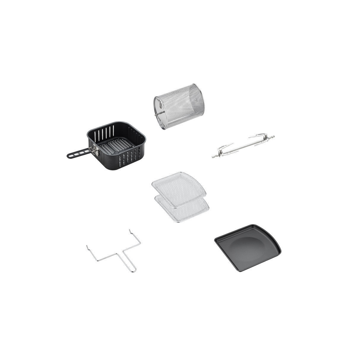 Φουρνάκι & Φριτέζα Αέρος PRAF-40424 Primo Digital 12L 1800W Inox/Μαύρο - Image 3