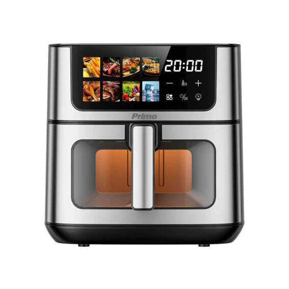 Zitaget Photo of Φριτέζα Αέρος PRAF-40566 Primo Digital 8L 1800W Inox/Μαύρη